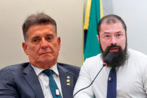 O autor do projeto, deputado Coronel Meira (PL-PE) e o relator, deputado Delegado Paulo Bilynskyj (PL-SP) - Foto: divulgação/Agência Câmara de Notícias