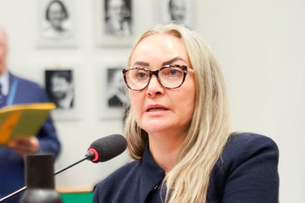 A presidente da Comissão de Turismo da Câmara dos Deputados, Daniela Reinehr (PL-SC), Foto: divulgação/Agência Câmara de Notícias