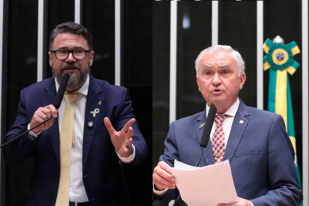 O autor da proposta, deputado Marcos Pollon (PL-MS), e o relator, deputado General Girão (PL-RN) - Foto: divulgação/Agência Câmara de Notícias