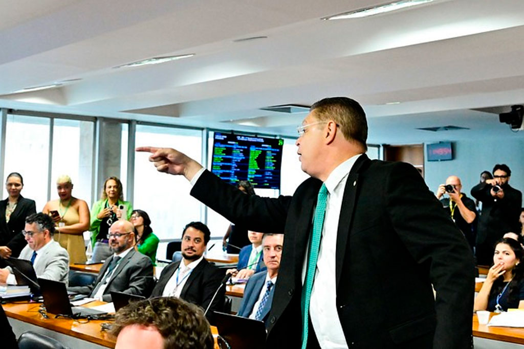O líder do PL, deputado federal Sóstenes Cavalcante (PL-RJ) - Foto Agência Senado