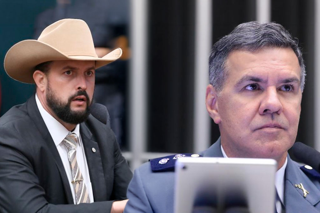 O deputado Zé Trovão (PL-SC), relator da proposta, e o deputado Capitão Augusto (PL-SP), autor do projeto - Foto: divulgação/Agência Câmara de Notícias