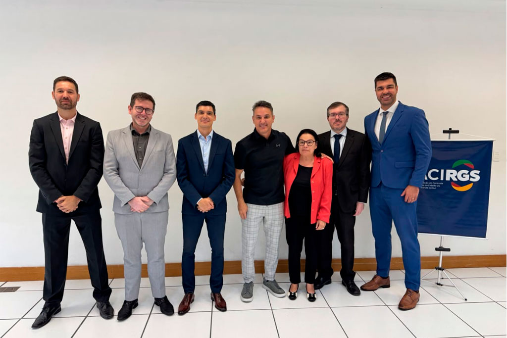 Deputado federal Luciano Zucco (PL-RS), pré-candidato ao governo do RS debate contas públicas e desafios fiscais do RS em reunião com auditores da ACIRGS