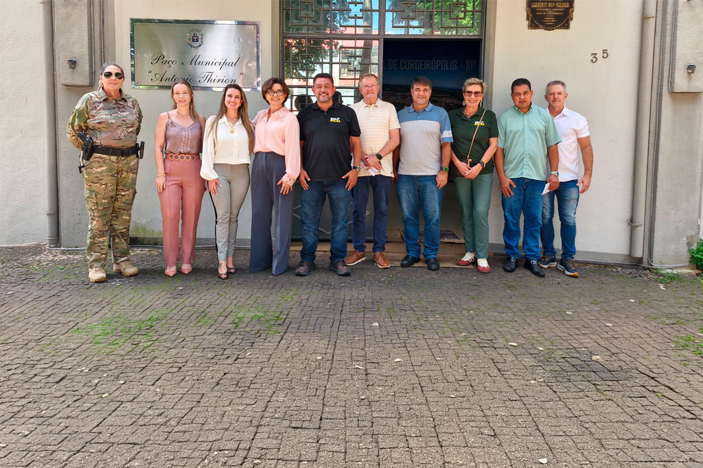 Deputado Danilo Balas (PL-SP) e Prefeita Cristina Saad discutem segurança pública em Cordeirópolis - Foto: Jonathan Ventura