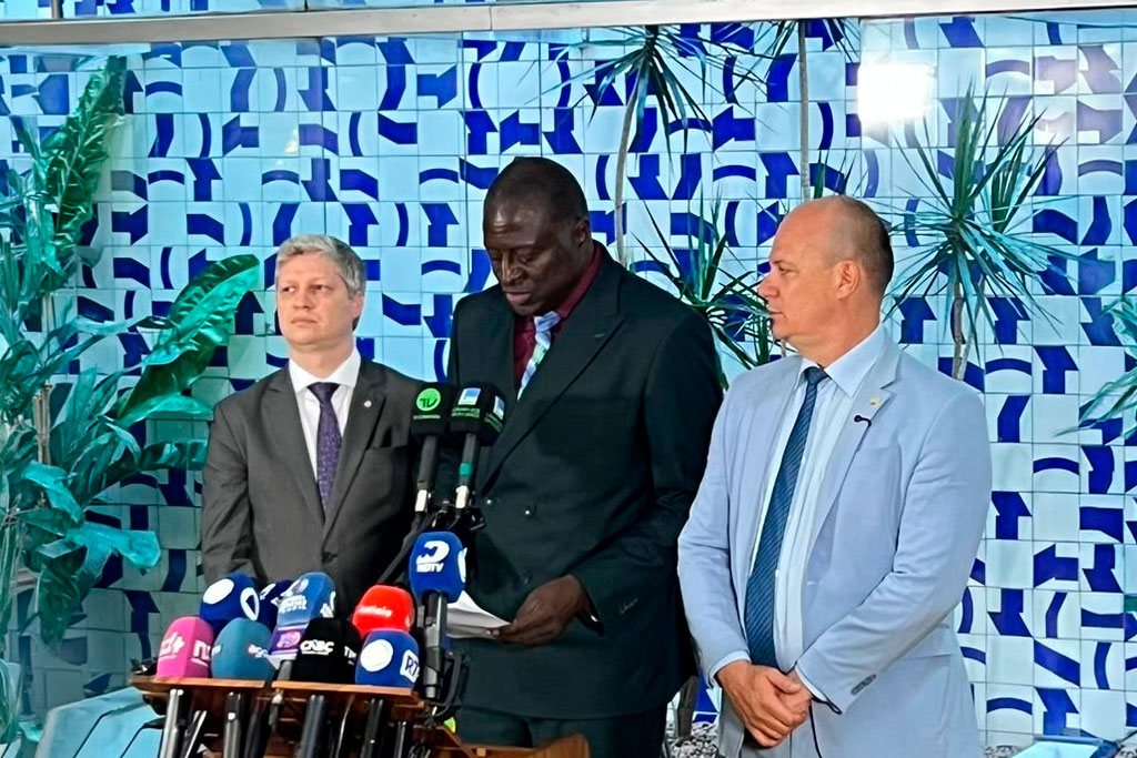 Deputados Marcel van Hattem, Helio Lopes (PL-RJ) e o Cabo Gilberto Silva (PL-PB) - Foto: divulgação/Agência Câmara de Notícias