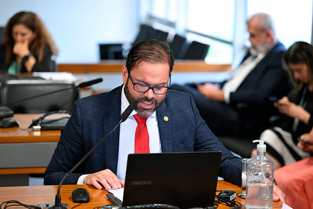 O senador Jorge Seif (PL-SC) é autor do requerimento para a viagem – Foto: Edilson Rodrigues/Agência Senado