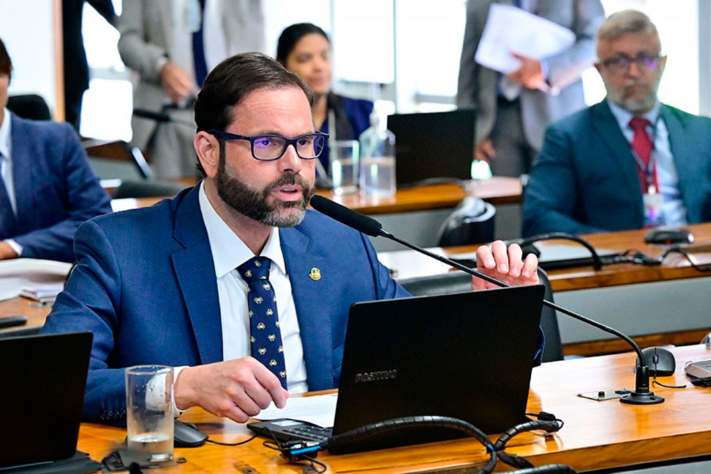 Senador Jorge Seif (PL-SC) é o autor dos requerimentos aprovados nesta terça-feira – Foto: Geraldo Magela/Agência Senado