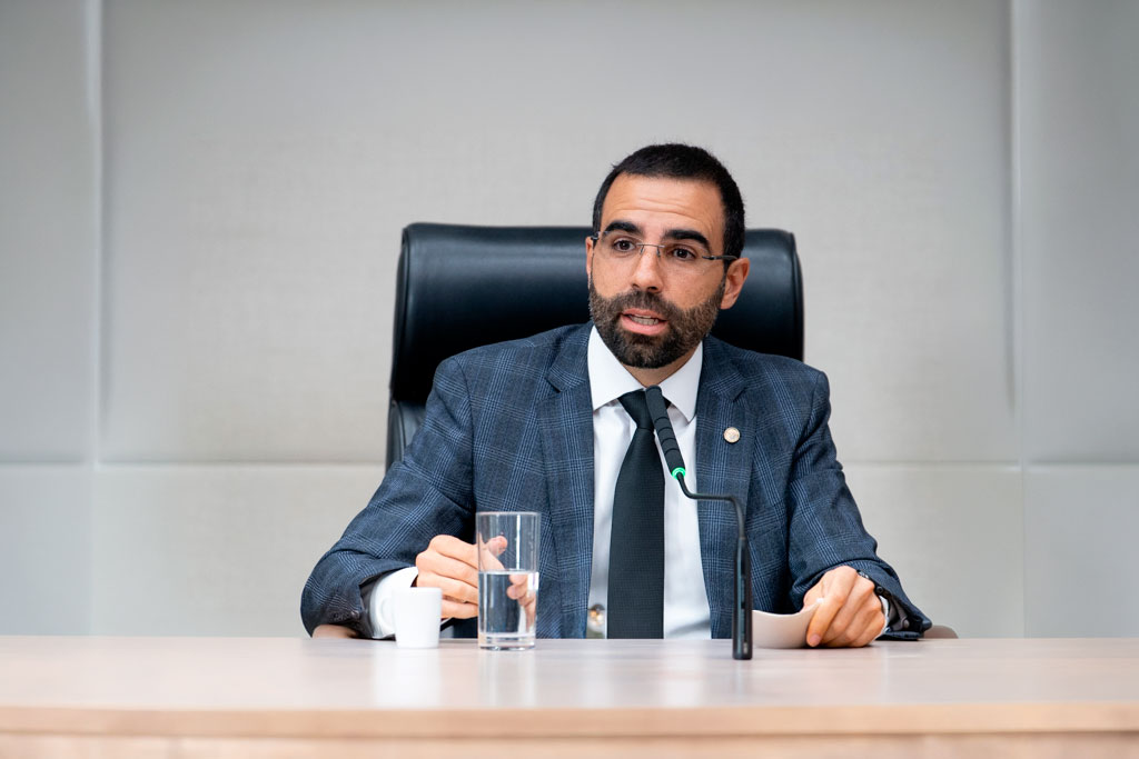 Presidente da CCJ, Deputado Thiago Manzoni (PL-DF) - Foto: Ângelo Pignaton/Agência CLDF