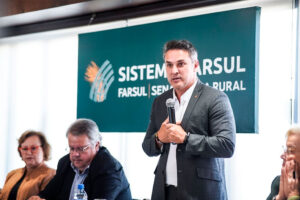 Zucco (PL-RS) defende fortalecimento da articulação em Brasília e fala sobre prioridades para o Agro em agenda com a Farsul - Foto: divulgação/Assessoria de Imprensa