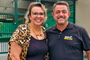 Vereadora Renata Braga (PL-SP) e o Deputado Estadual Danilo Balas (PL-SP) – Foto: Jonathas Ventura